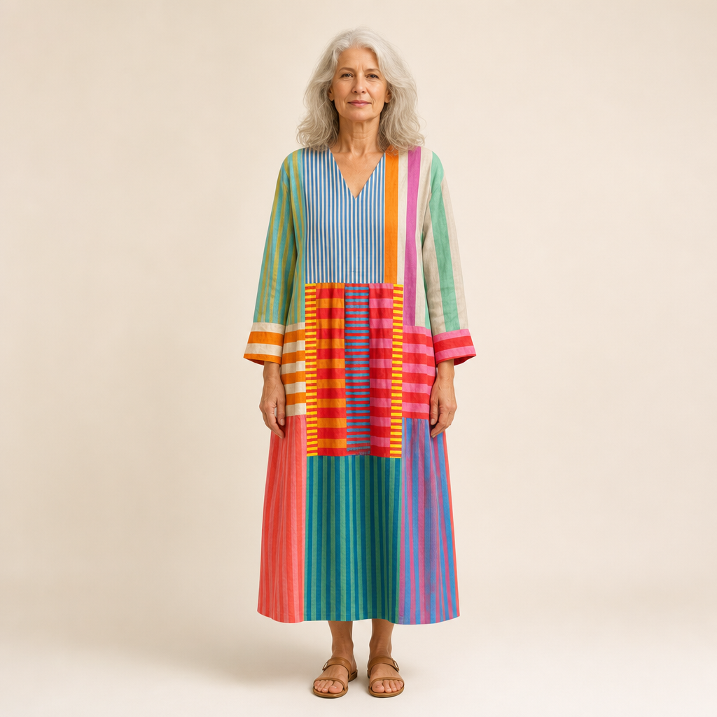 Alix - Flatterndes bedrucktes Sommerkleid