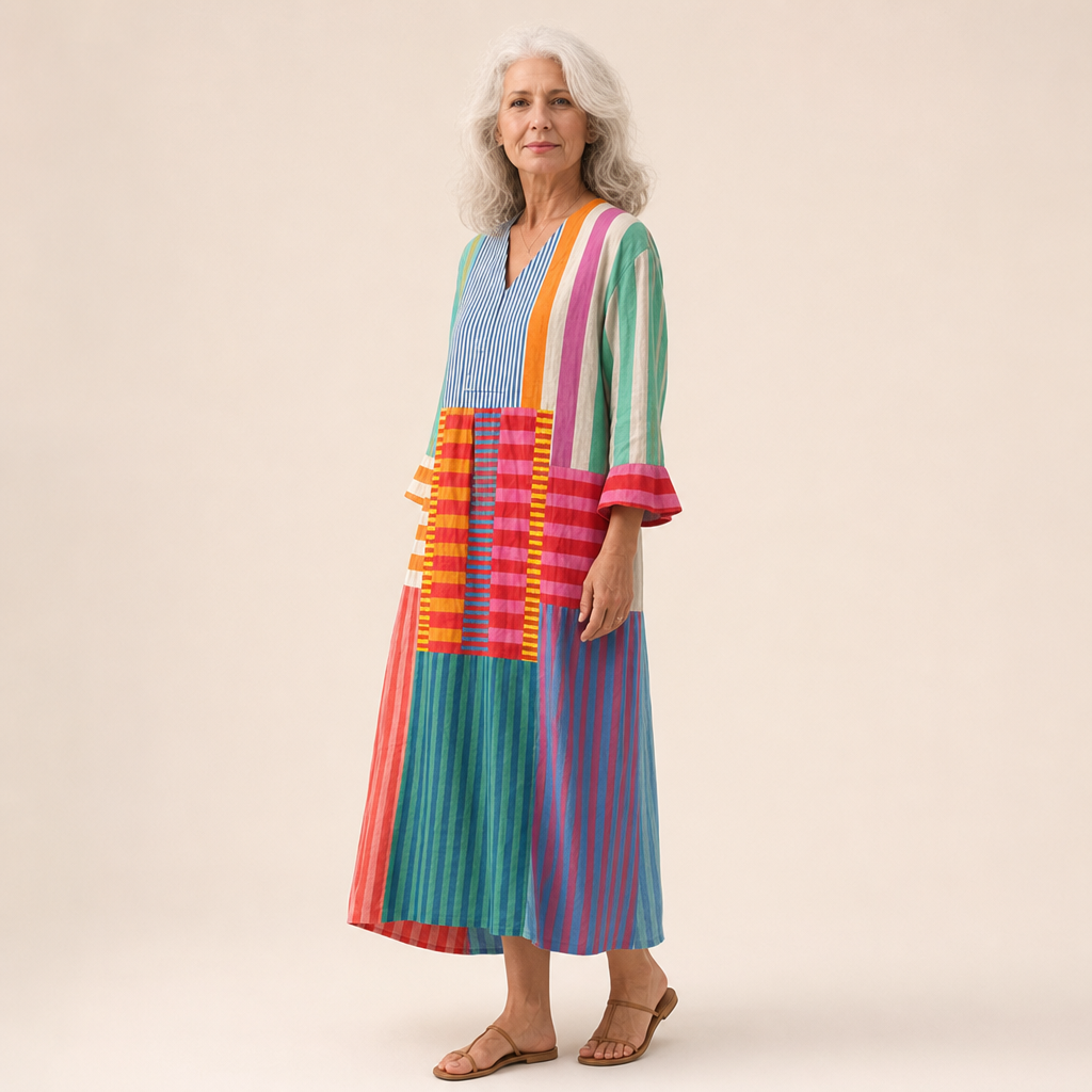 Alix - Flatterndes bedrucktes Sommerkleid