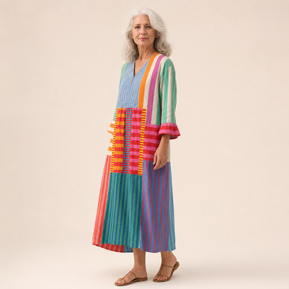 Alix - Flatterndes bedrucktes Sommerkleid