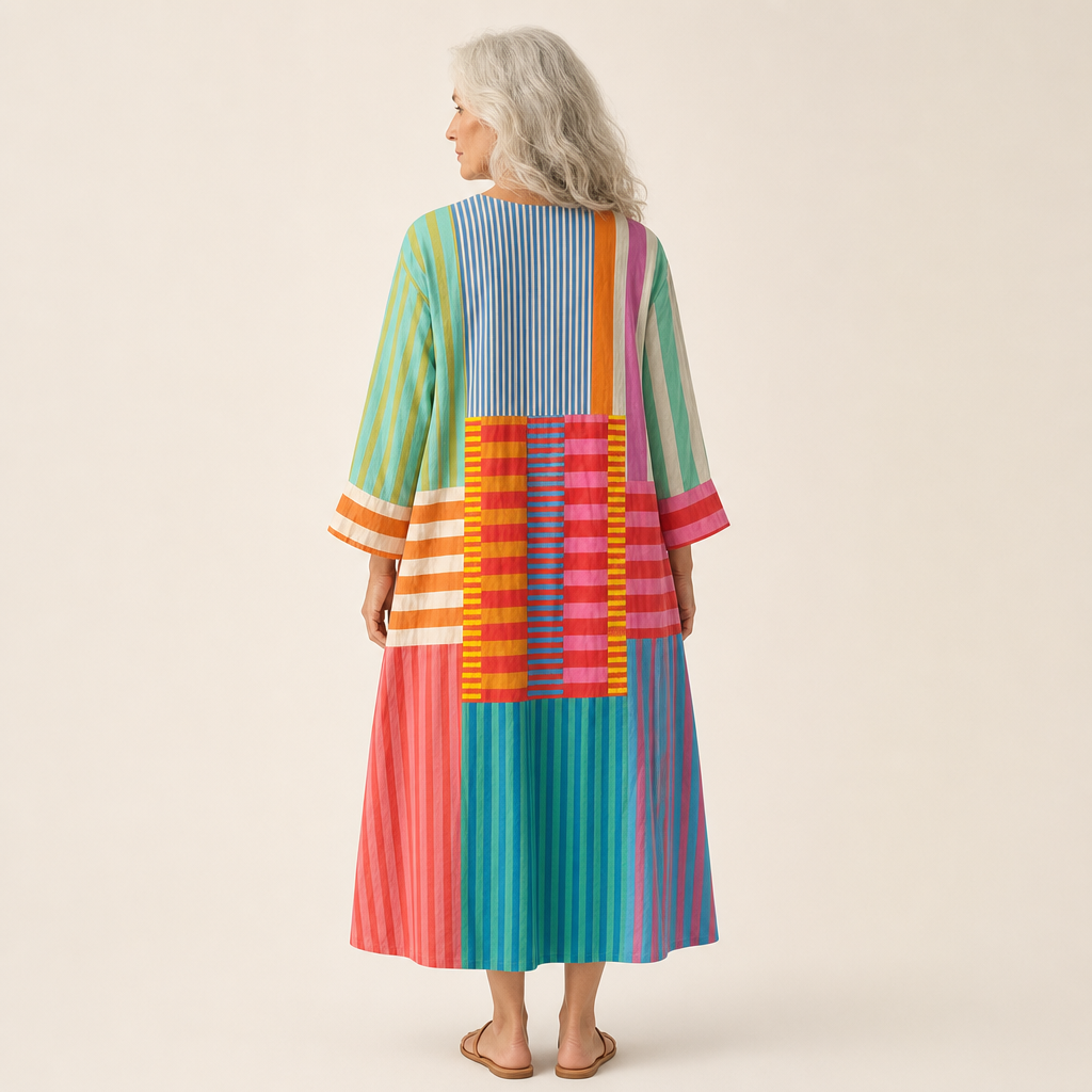 Alix - Flatterndes bedrucktes Sommerkleid