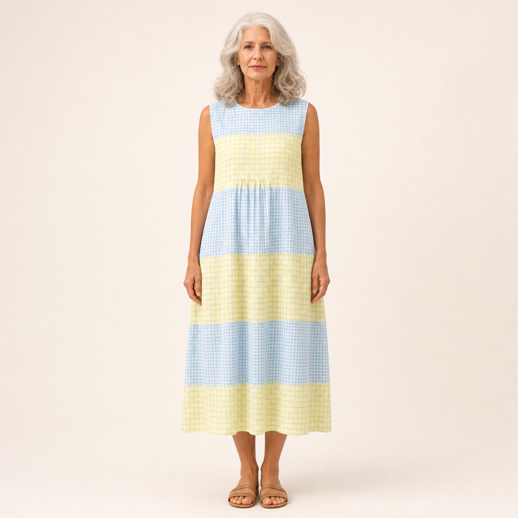 Aurélie - Bequemes Sommerkleid ohne Ärmel
