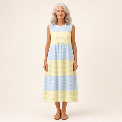 Aurélie - Bequemes Sommerkleid ohne Ärmel