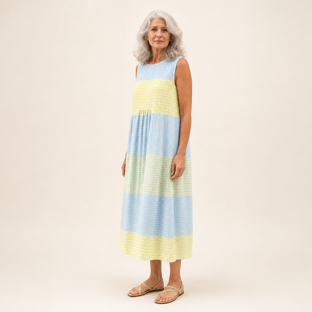 Aurélie - Bequemes Sommerkleid ohne Ärmel