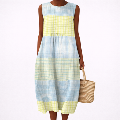 Aurélie - Bequemes Sommerkleid ohne Ärmel