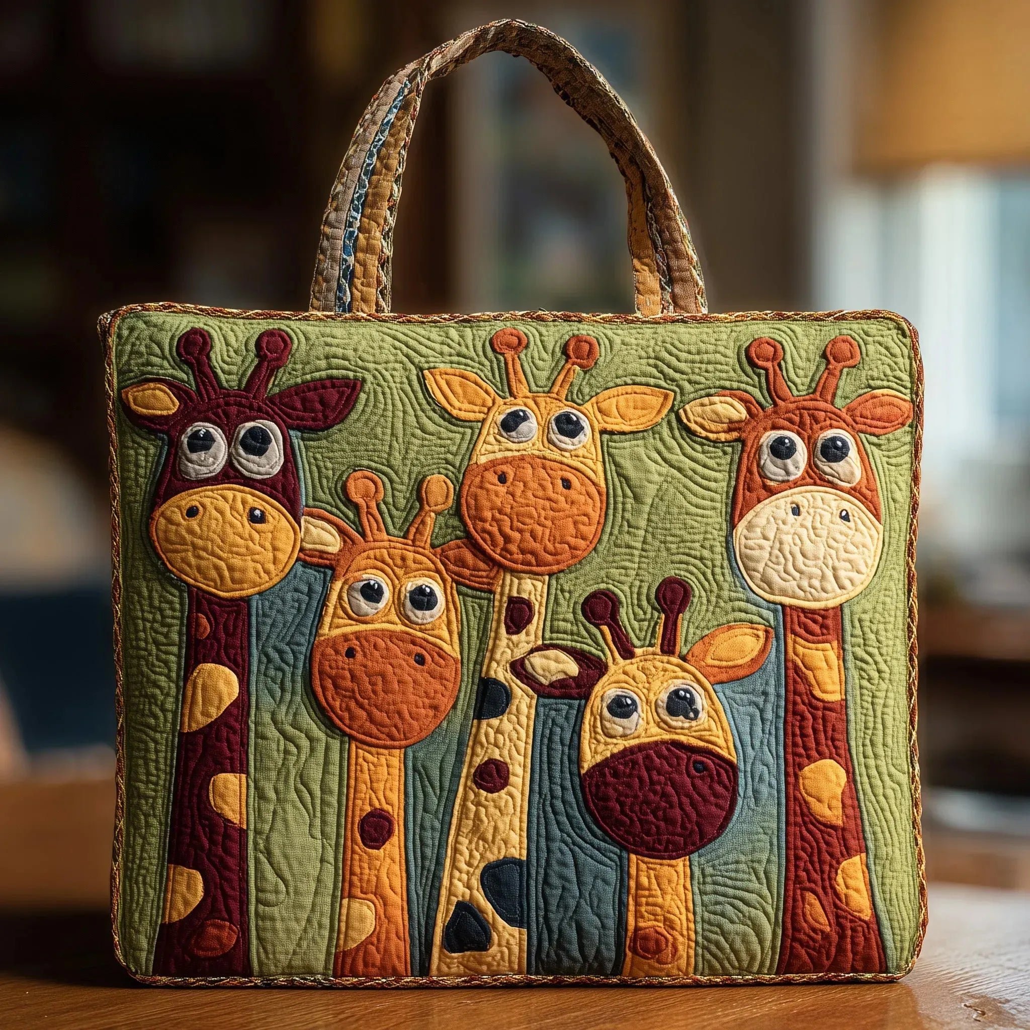 Handgefertigte Tasche | Giraffe