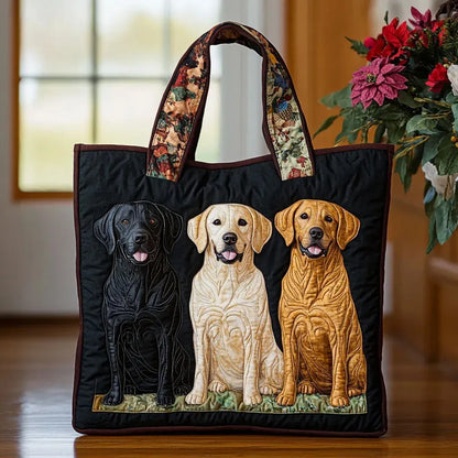 Handgefertigte Tasche | Drei Labrador Retriever