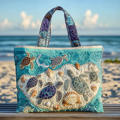 Handgefertigte Tasche | Liebe zu den Schildkröten