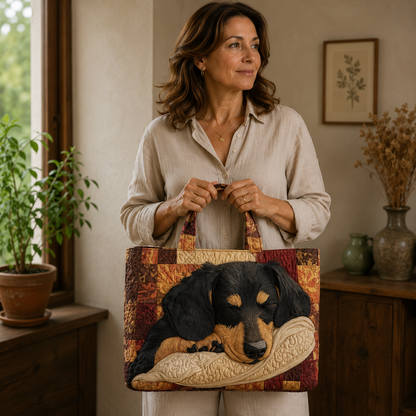 Handgefertigte Tasche | Dackel