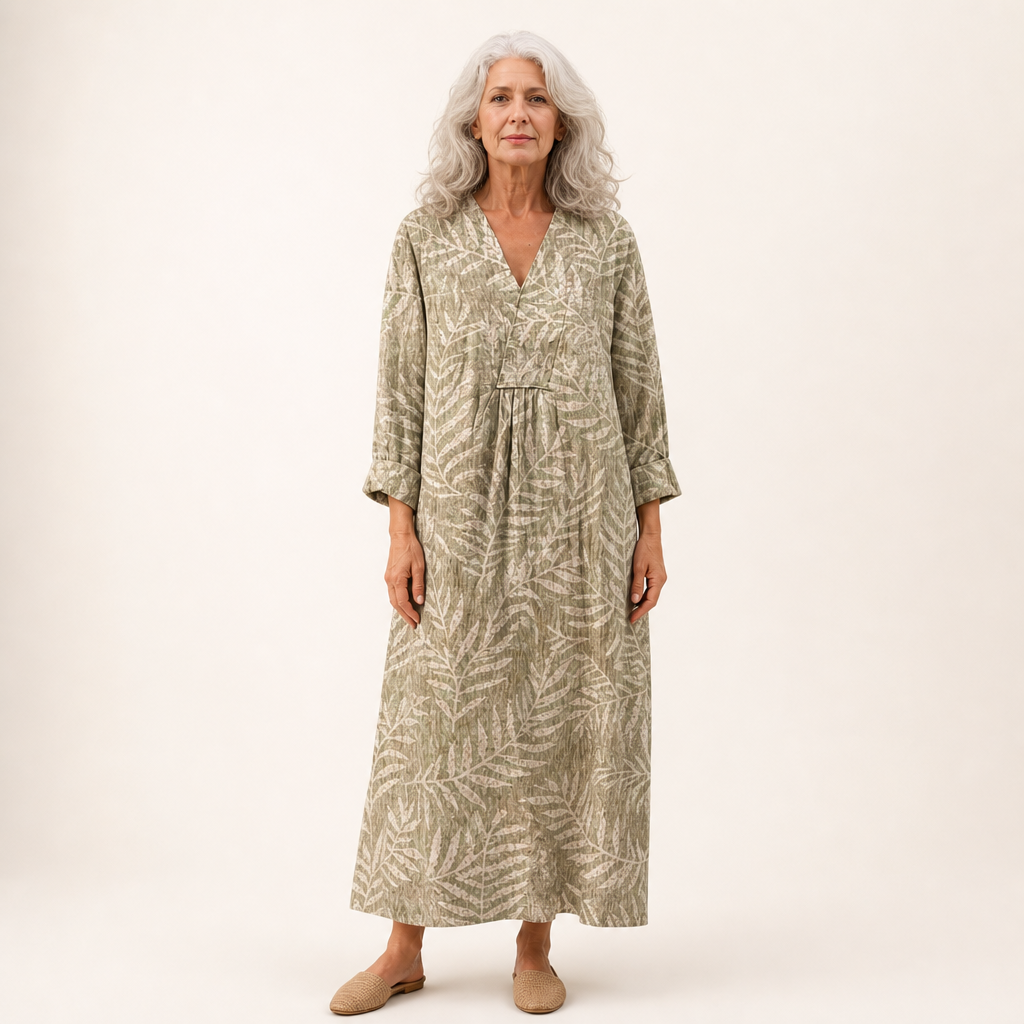 Camille - Flatterndes bedrucktes Sommerkleid