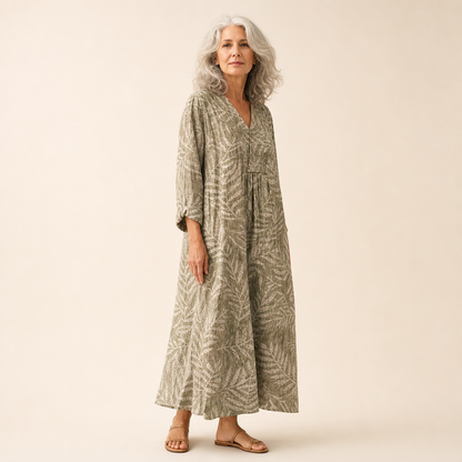 Camille - Flatterndes bedrucktes Sommerkleid