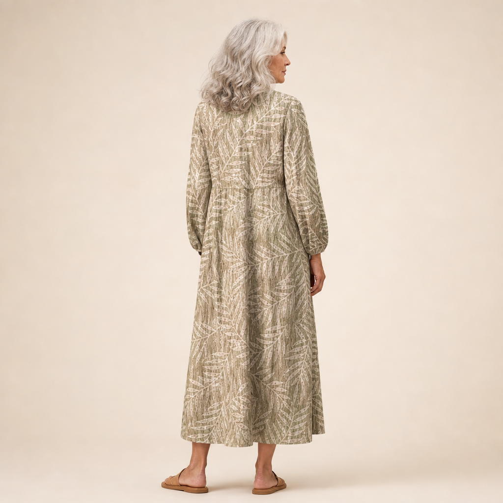 Camille - Flatterndes bedrucktes Sommerkleid