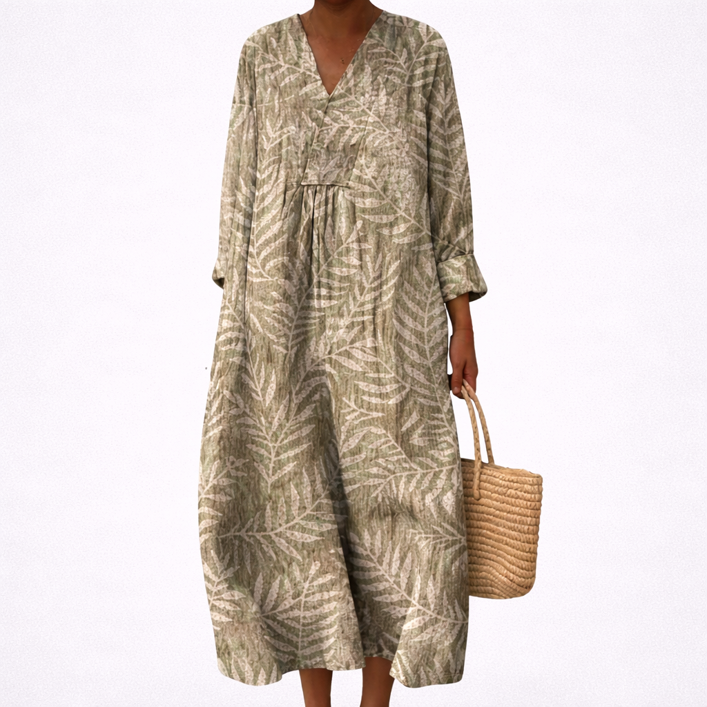Camille - Flatterndes bedrucktes Sommerkleid