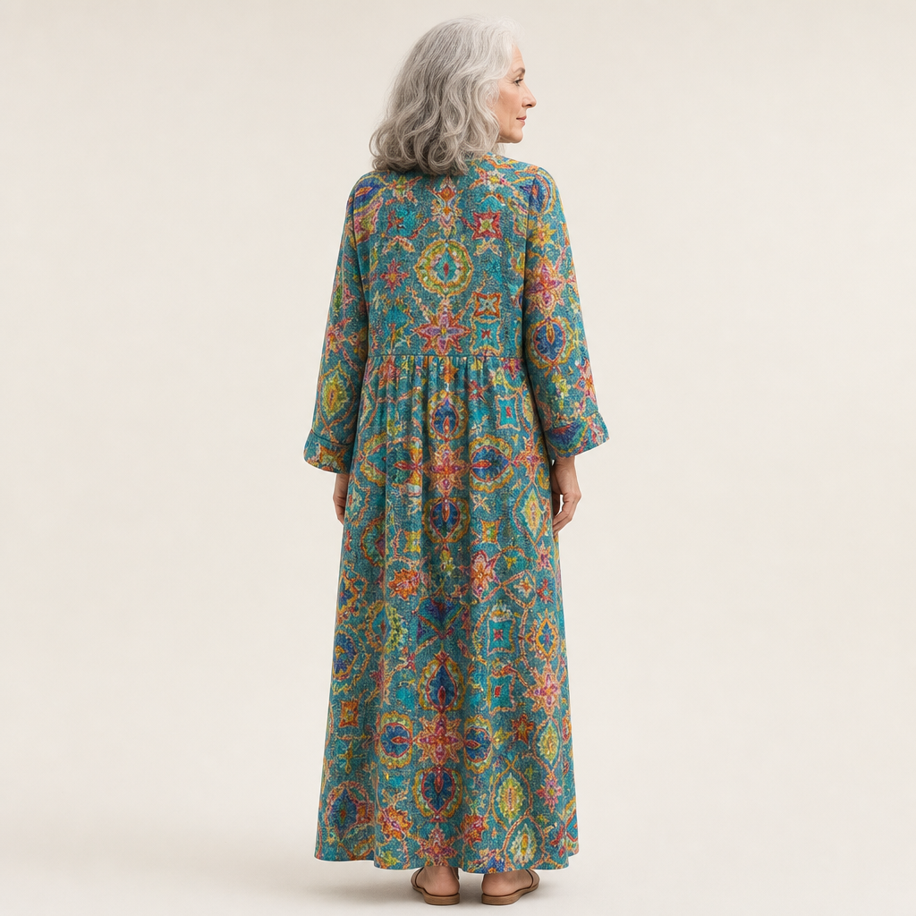 Capucine - Flatterndes bedrucktes Sommerkleid