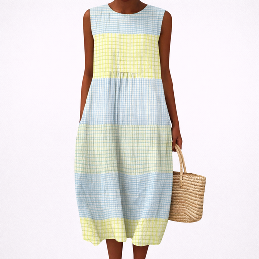 Aurélie - Bequeme Sommerkleid ohne Ärmel