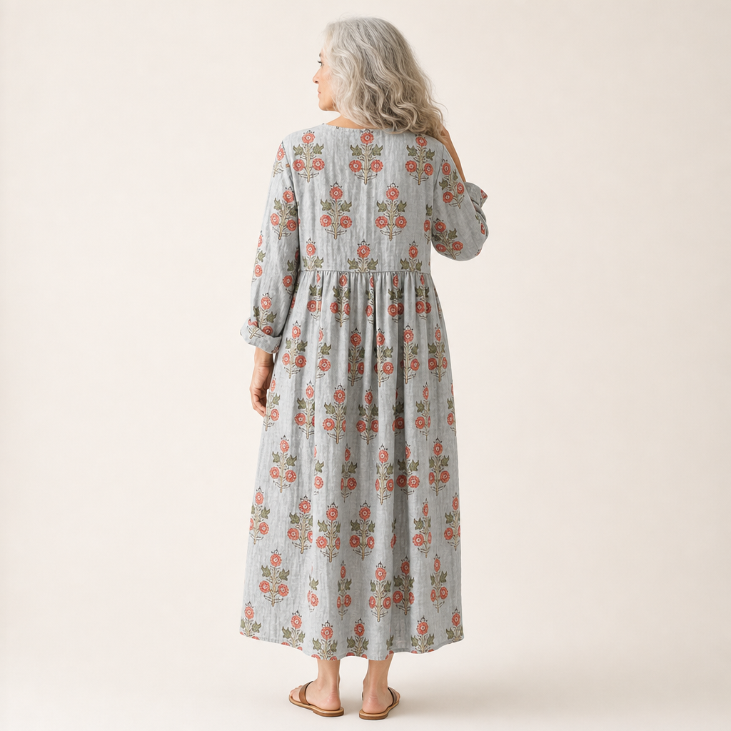Chloé - Flatterndes bedrucktes Sommerkleid