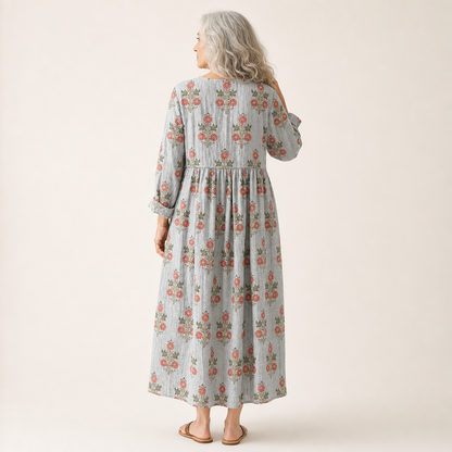 Chloé - Flatterndes bedrucktes Sommerkleid