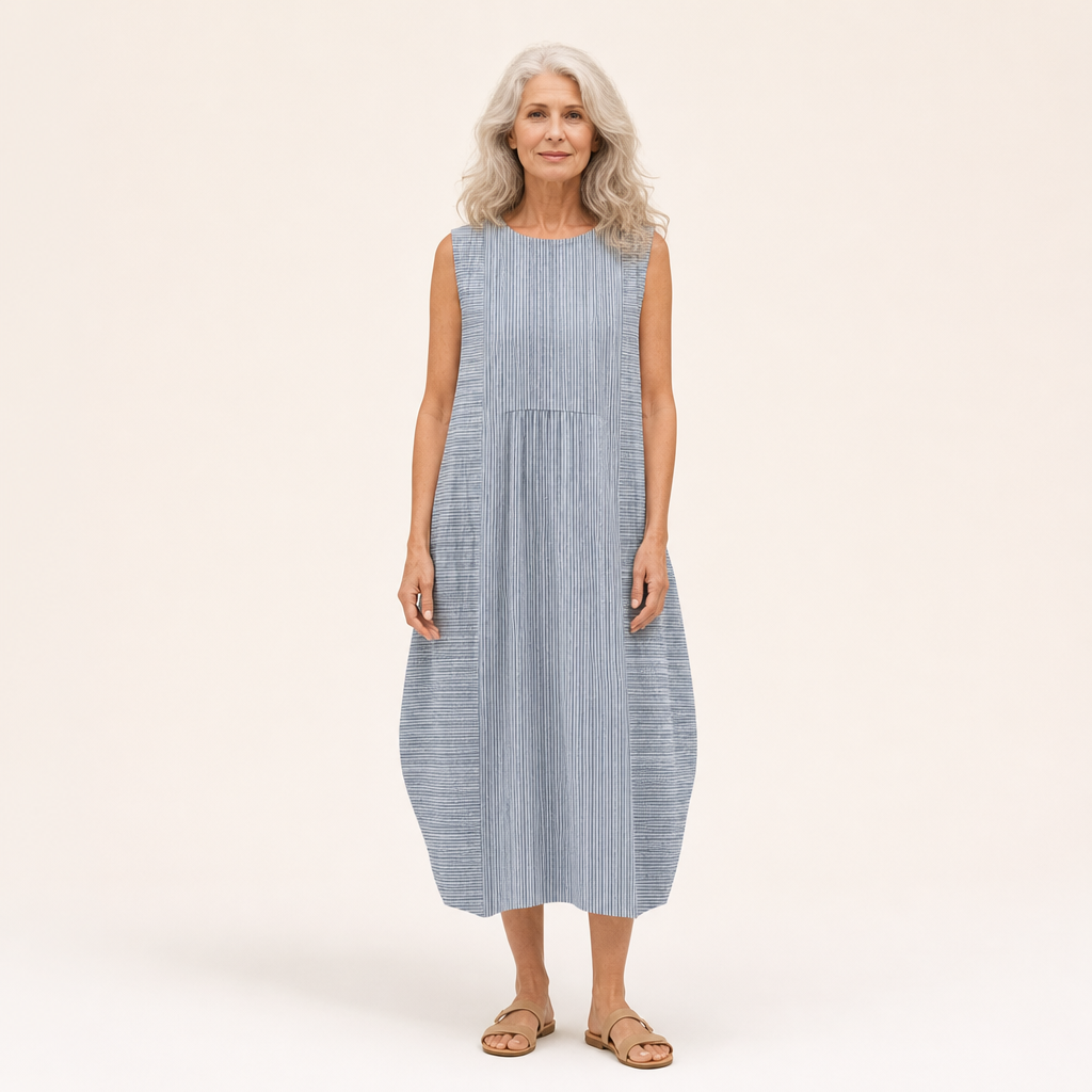 Enza - Bequemes Sommerkleid ohne Ärmel