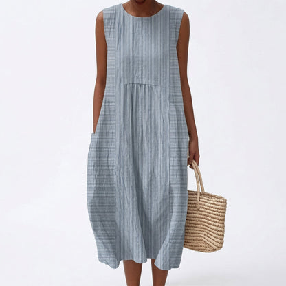 Enza - Bequemes Sommerkleid ohne Ärmel