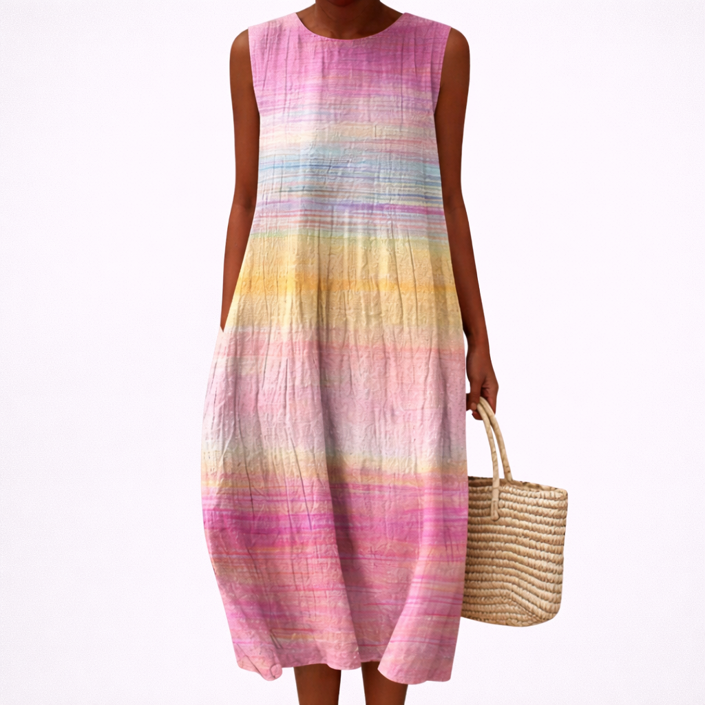 Esmée - Bequemes Sommerkleid ohne Ärmel