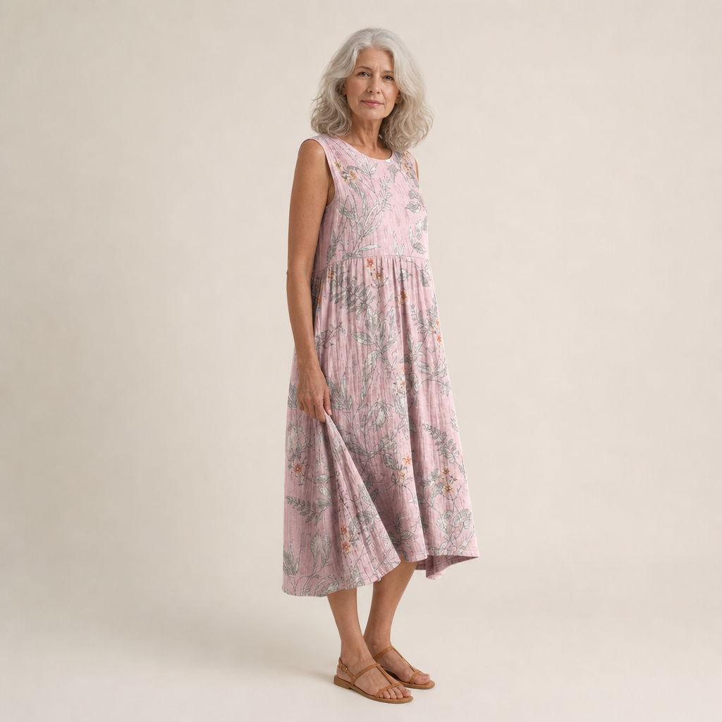 Eugénie - Fließendes und bequemes Kleid