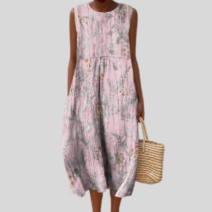 Eugénie - Fließendes und bequemes Kleid