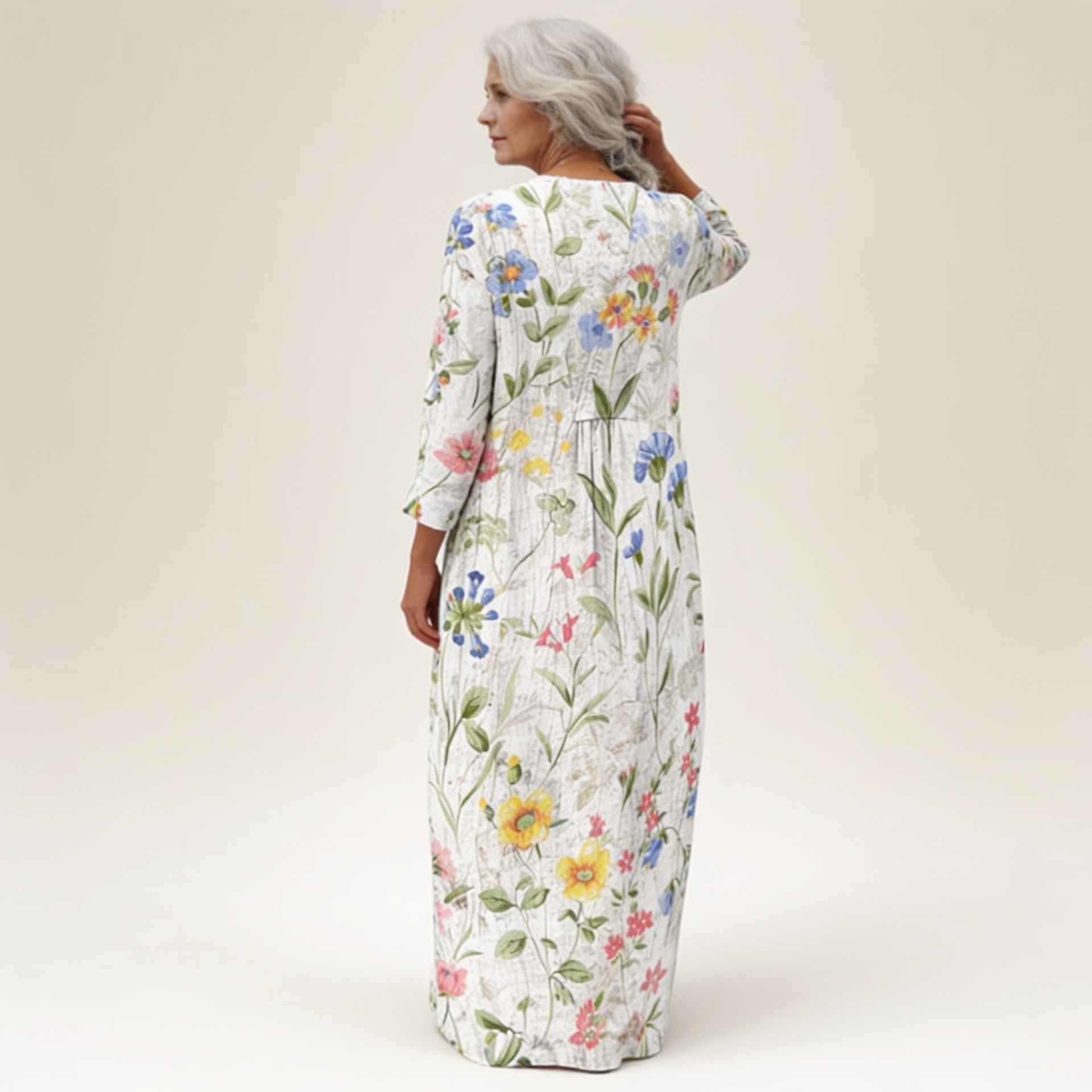 Eva - Flatterndes bedrucktes Sommerkleid