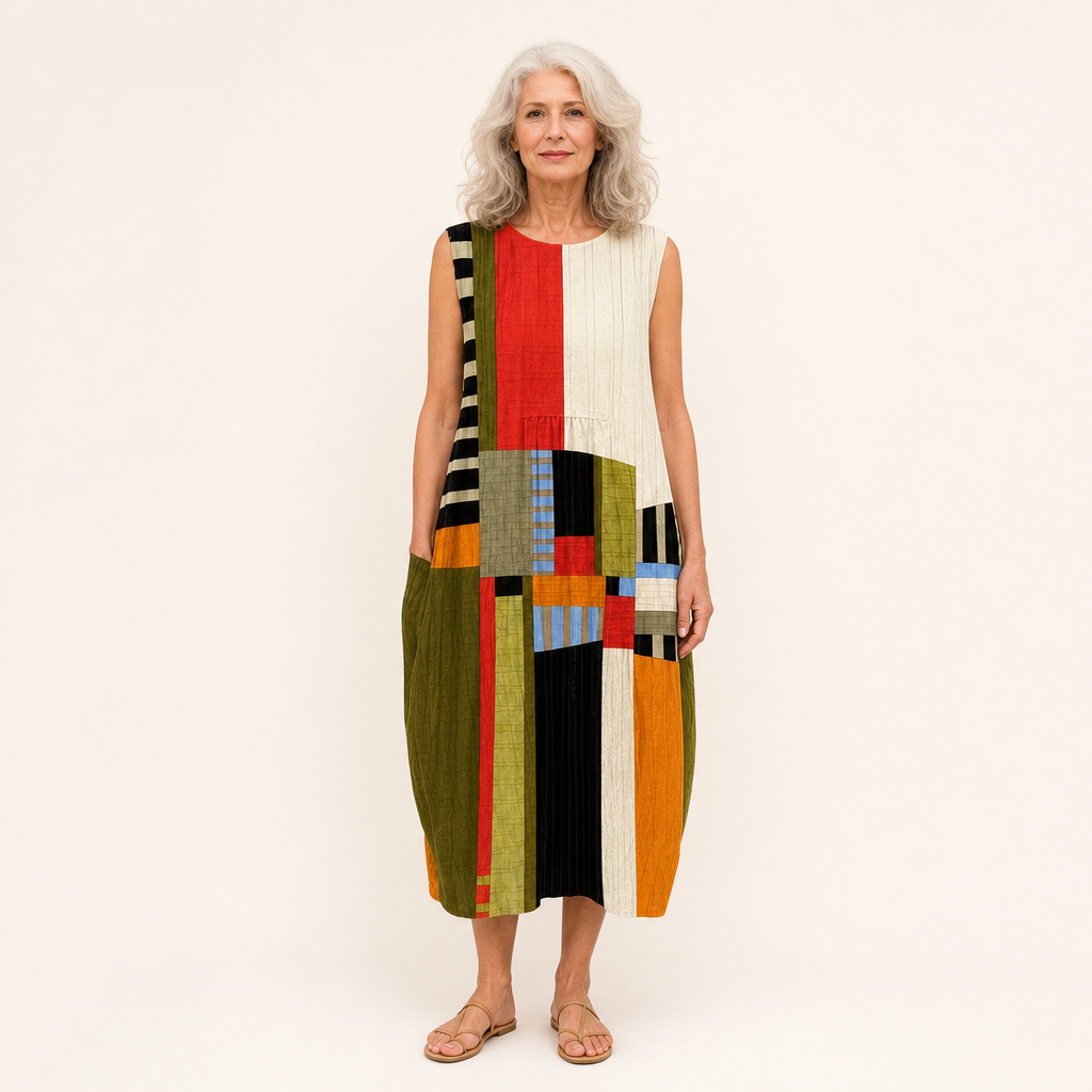 Flavie - Fließendes und bequemes Kleid