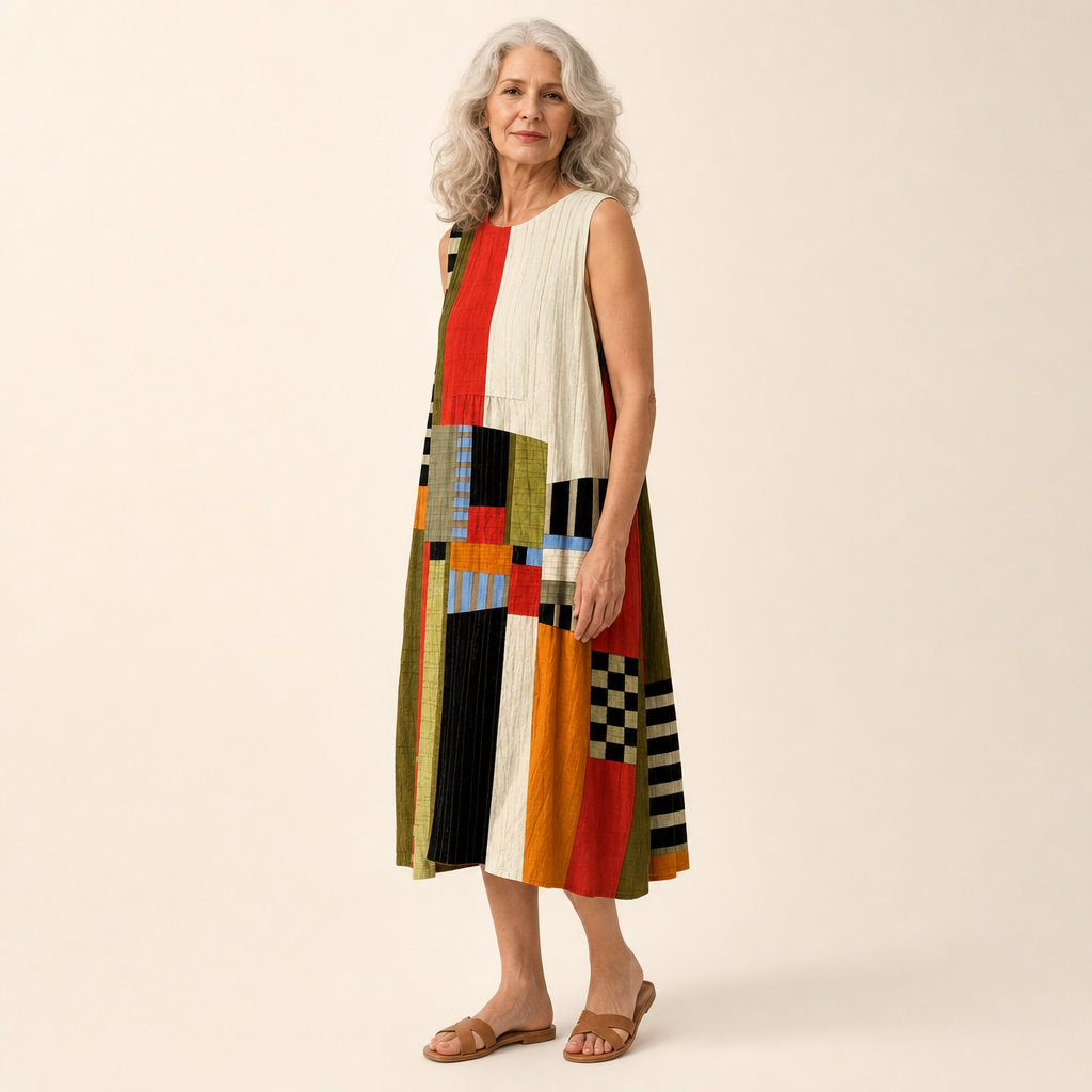 Flavie - Fließendes und bequemes Kleid