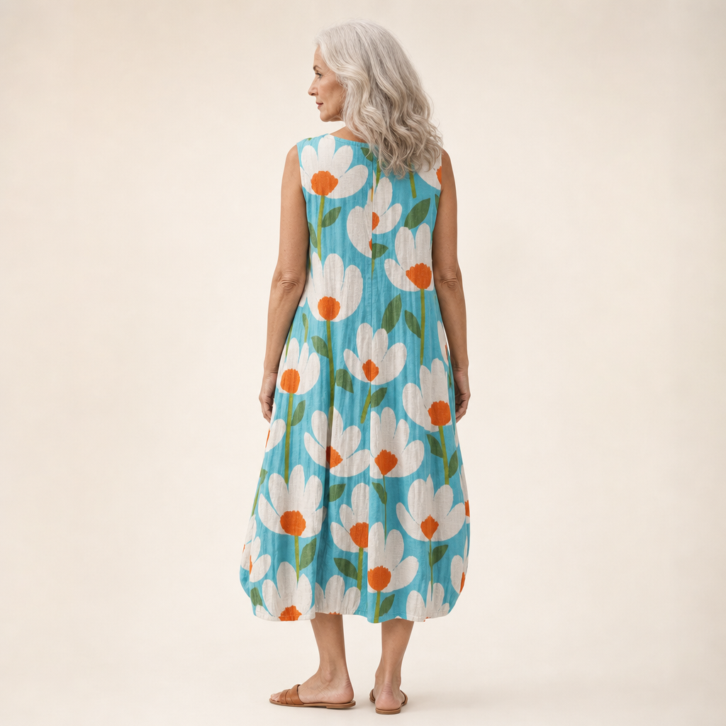 Isolde - Fließendes und bequemes Kleid