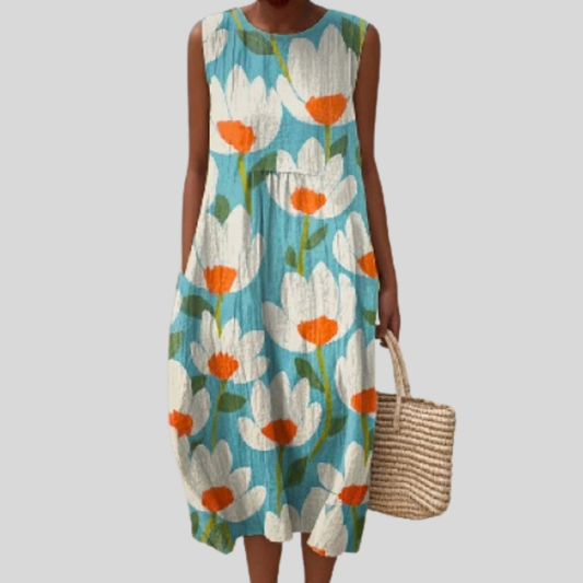 Isolde - Fließendes und bequemes Kleid