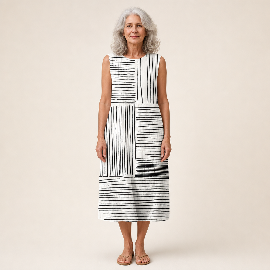 Jacqueline - Fließendes und bequemes Kleid