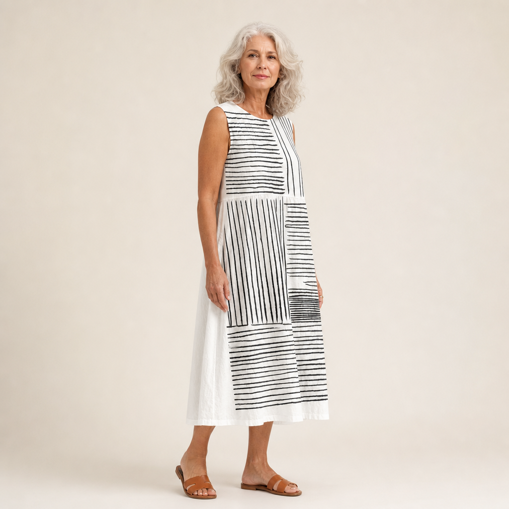 Jacqueline - Fließendes und bequemes Kleid