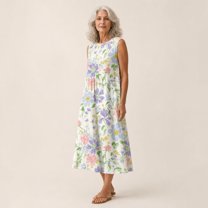 Janyce - Fließendes und bequemes Kleid