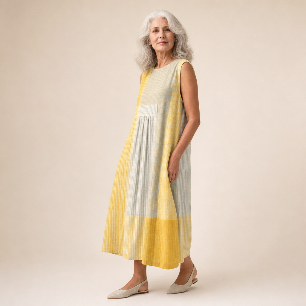 Joy - Bequemes Sommerkleid ohne Ärmel