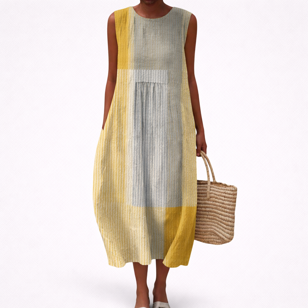 Joy - Bequemes Sommerkleid ohne Ärmel