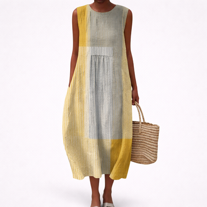 Joy - Bequemes Sommerkleid ohne Ärmel