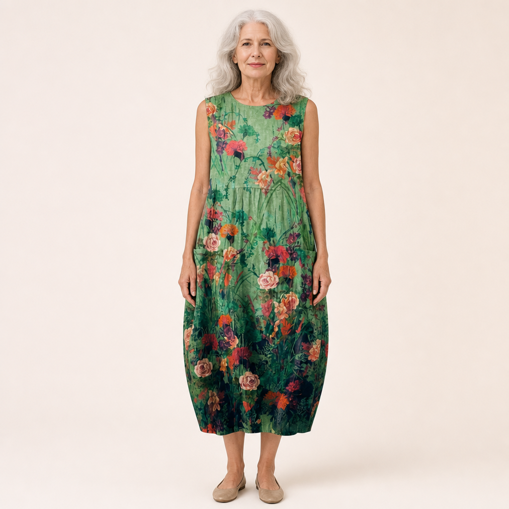 Juliette - Bequemes Sommerkleid ohne Ärmel