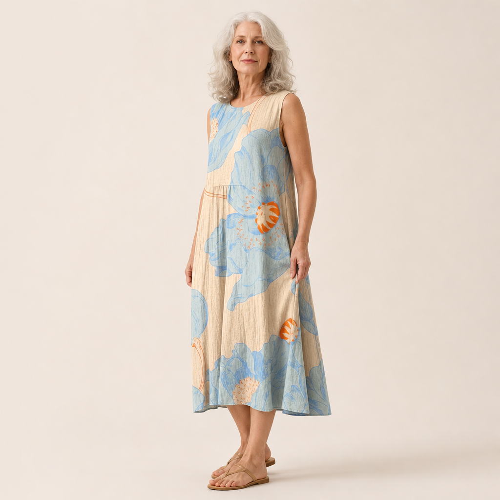 Léontine - Fließendes und bequemes Kleid