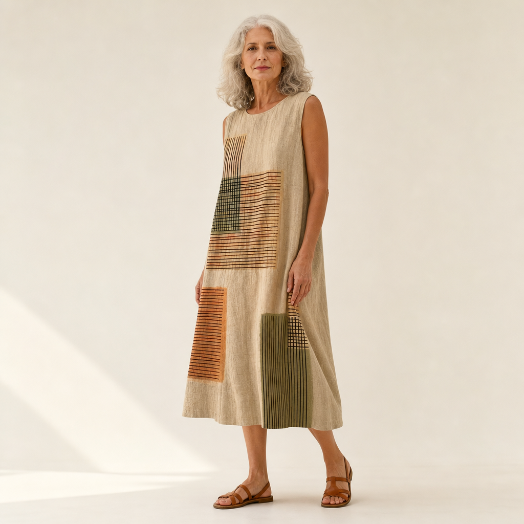 Lorie - Bequemes Sommerkleid ohne Ärmel