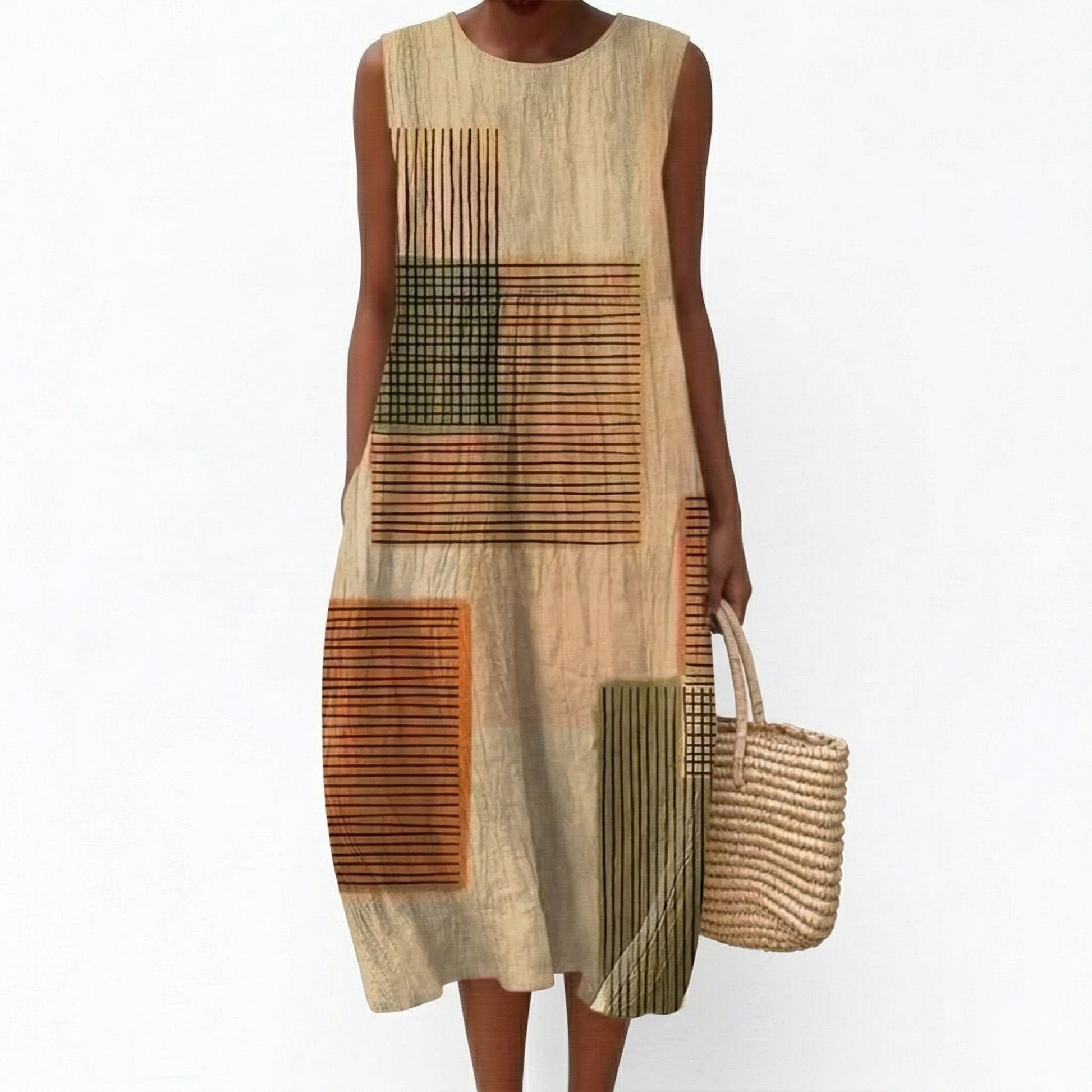 Lorie - Bequemes Sommerkleid ohne Ärmel