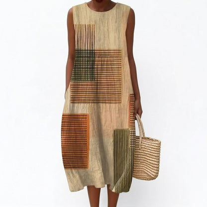 Lorie - Bequemes Sommerkleid ohne Ärmel