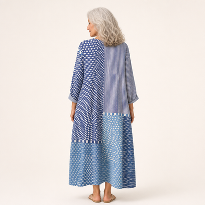 Lou - Flatterndes bedrucktes Sommerkleid