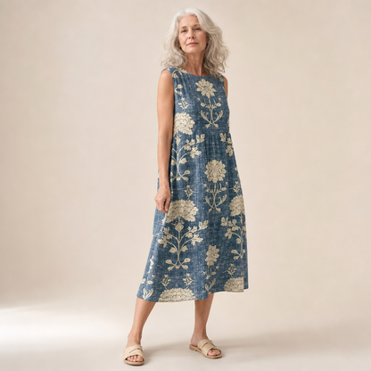 Lydie - Fließendes und bequemes Kleid