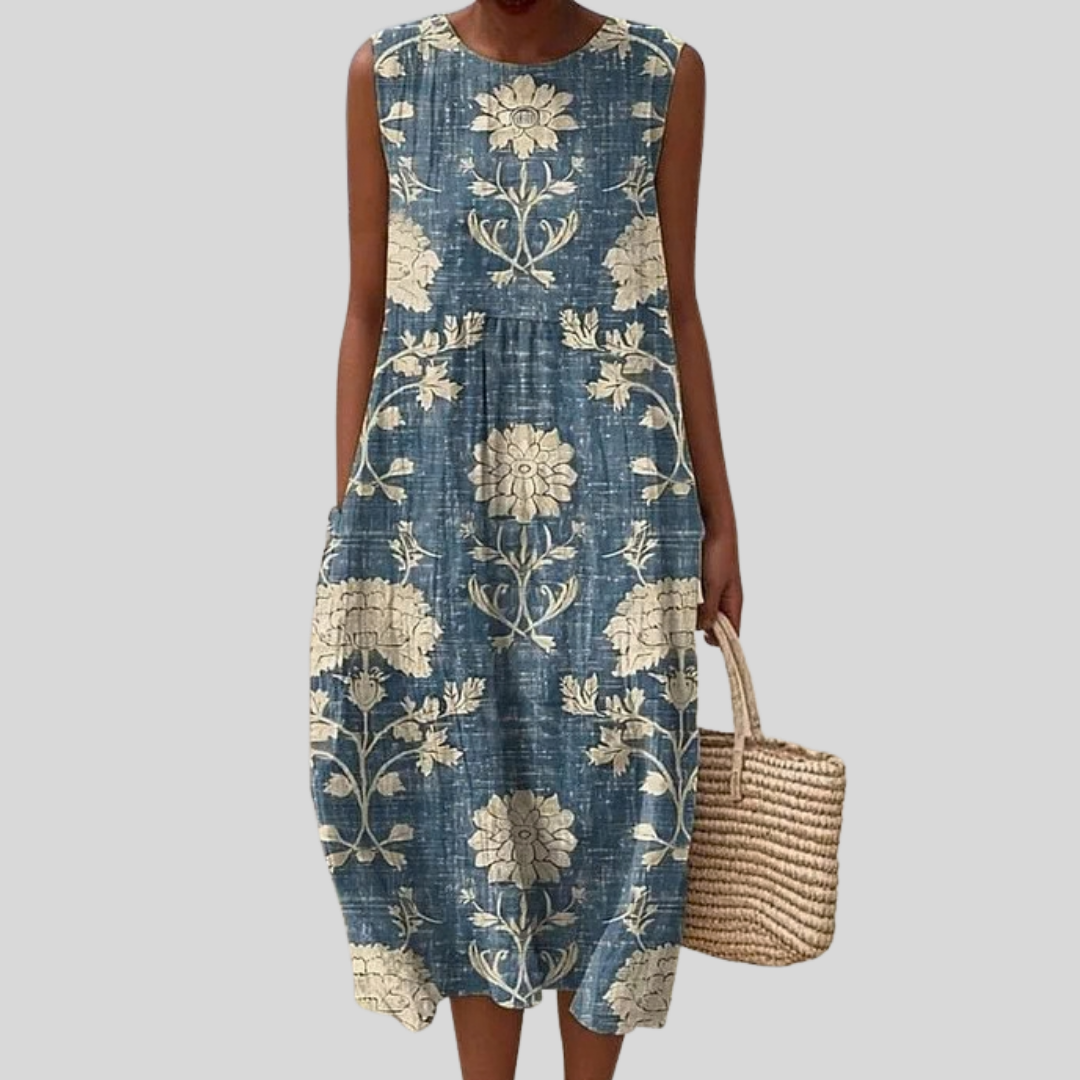 Lydie - Fließendes und bequemes Kleid