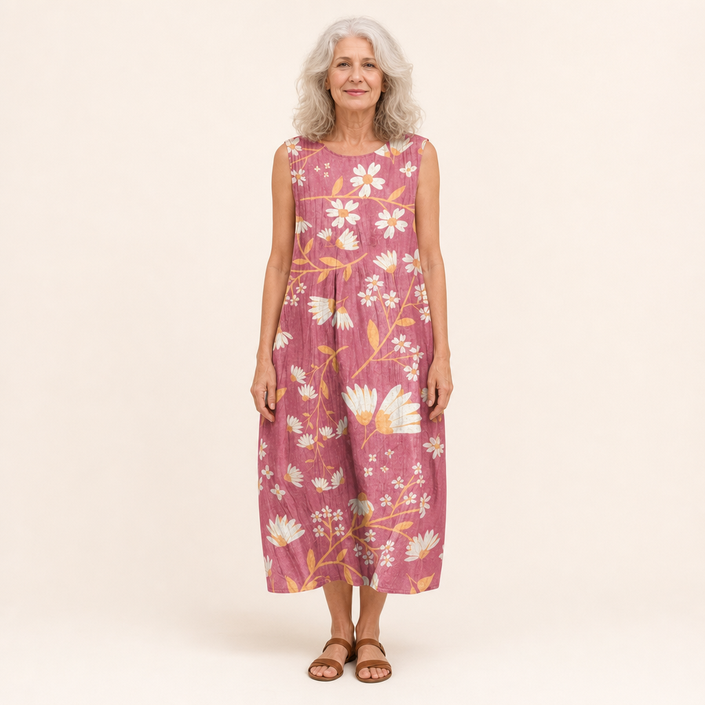 Margaux - Bequemes Sommerkleid ohne Ärmel