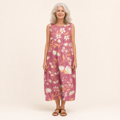 Margaux - Bequemes Sommerkleid ohne Ärmel