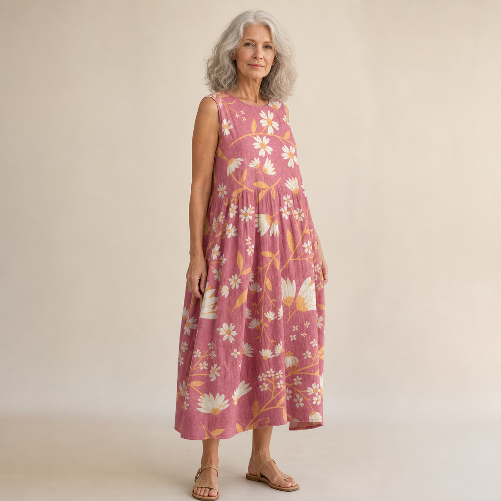 Margaux - Bequemes Sommerkleid ohne Ärmel