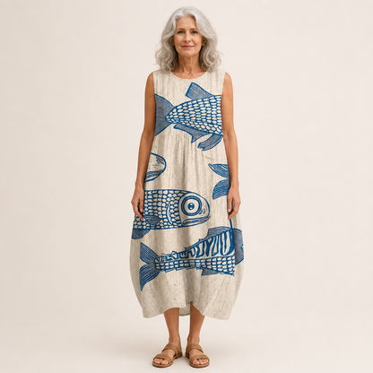 Mathilde - Fließendes und bequemes Kleid