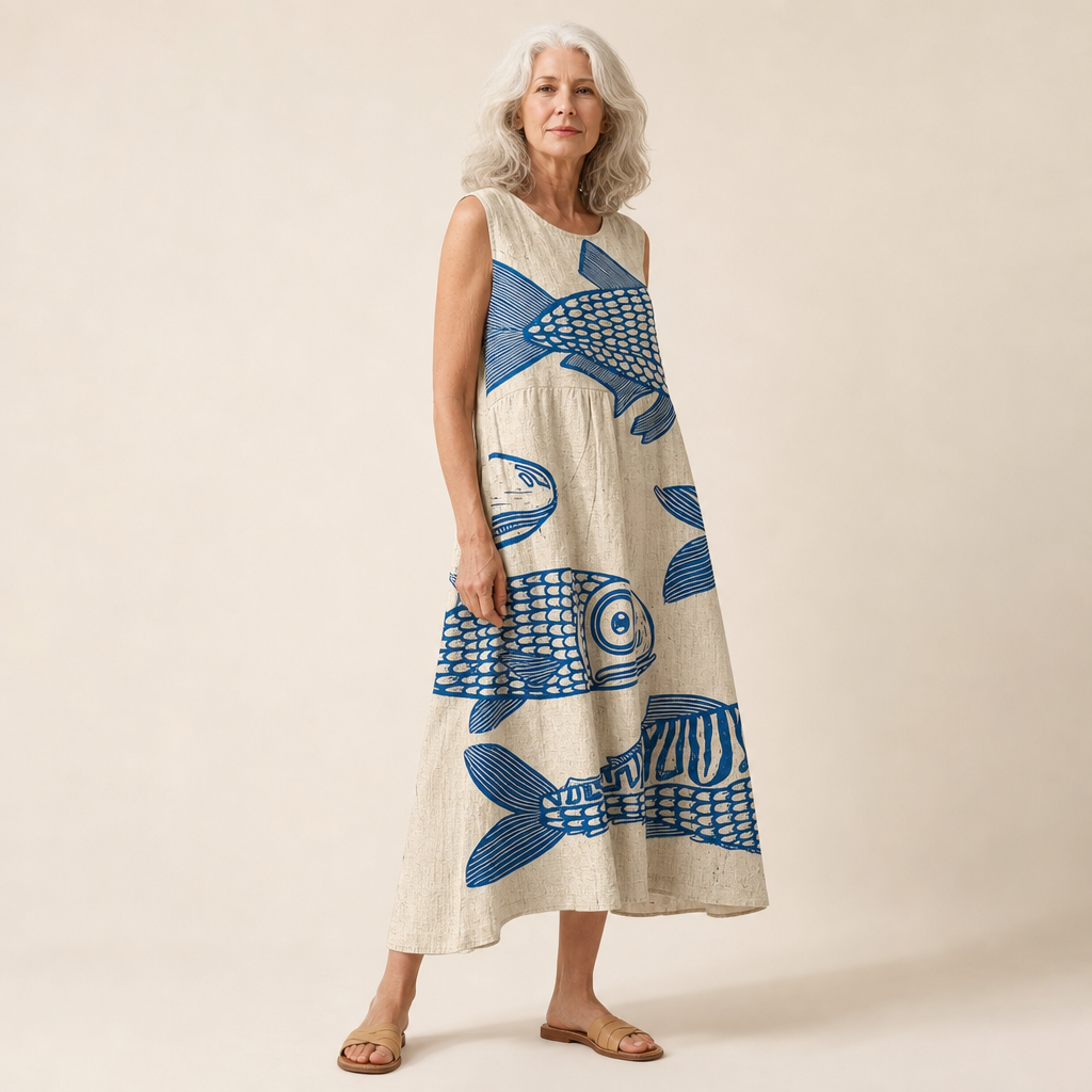 Mathilde - Fließendes und bequemes Kleid