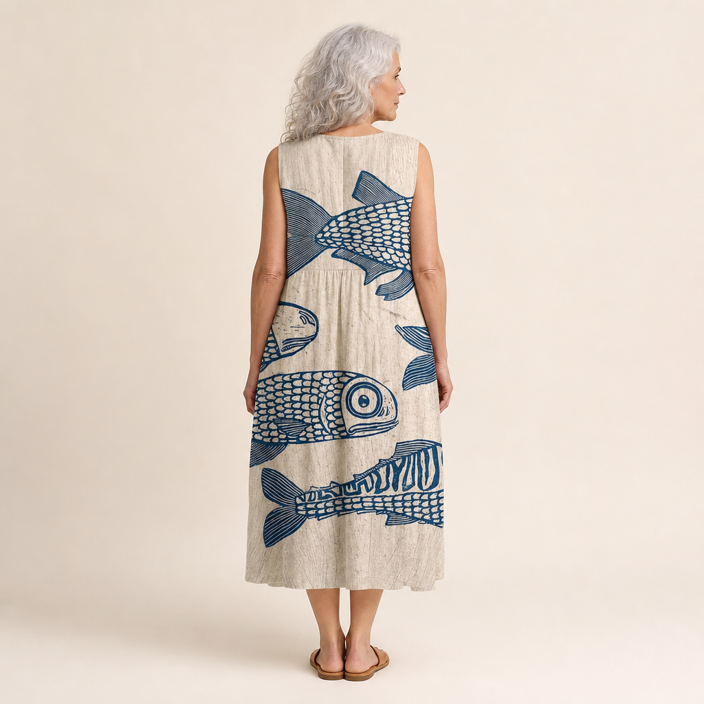 Mathilde - Fließendes und bequemes Kleid